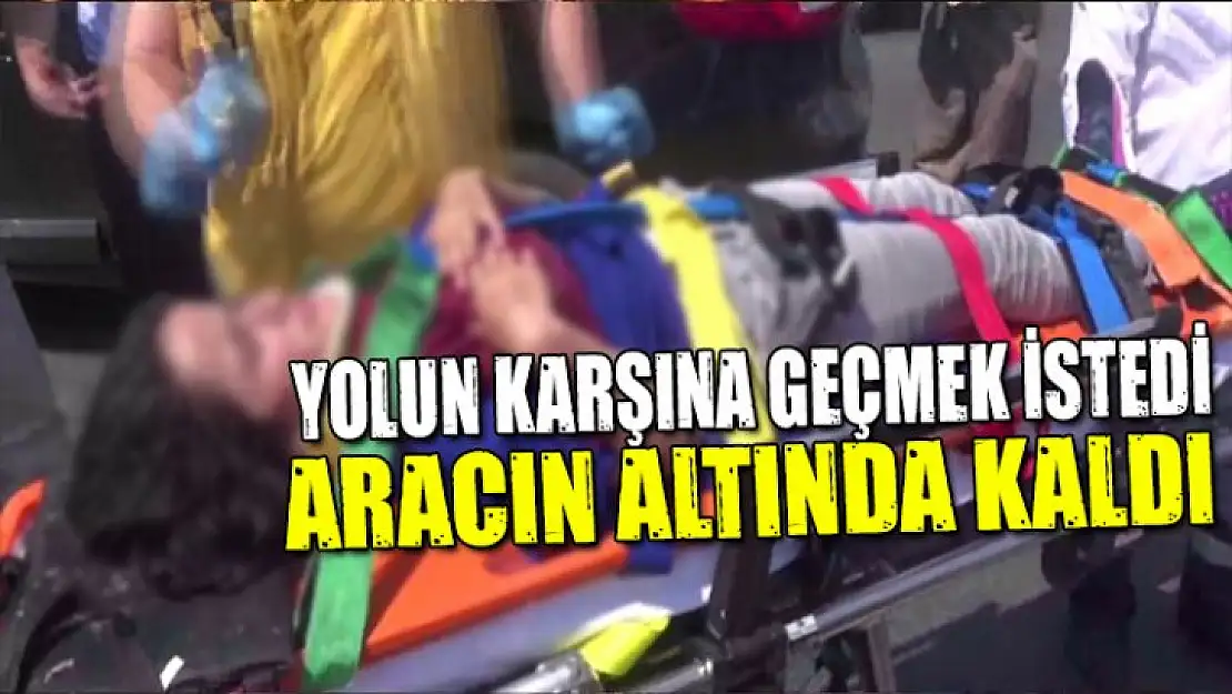 Yolun karşısına geçmek isterken ezildi