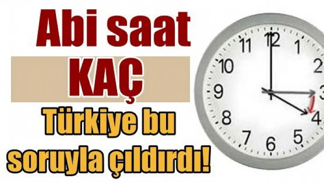 Türkiye'de saat kaç oldu? Saatler geri alındı mı? 28 Ekim 2018 Saat Kaç