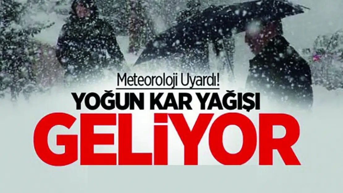 Meteoroloji'den kar ve fırtına uyarısı