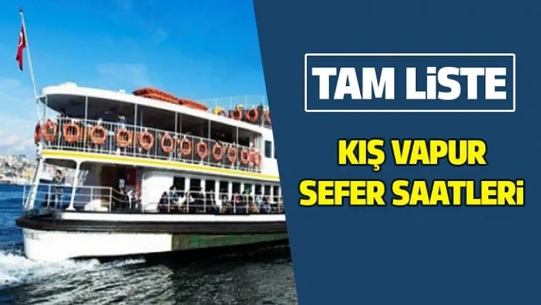 Karamürsel Vapur Saatleri 2018