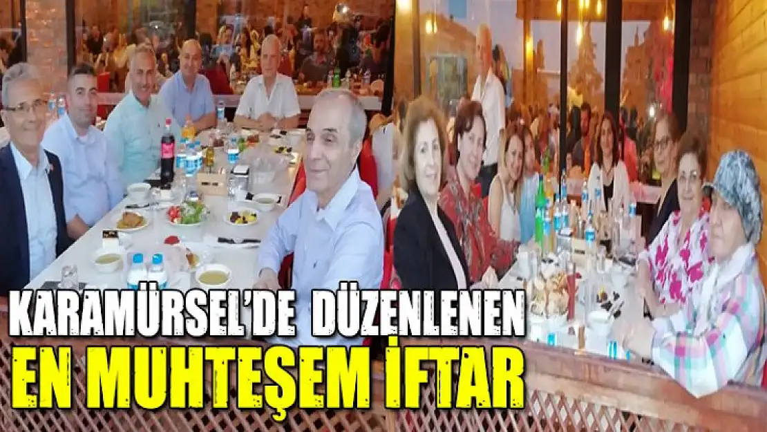 Karamürsel'de en muhteşem iftar