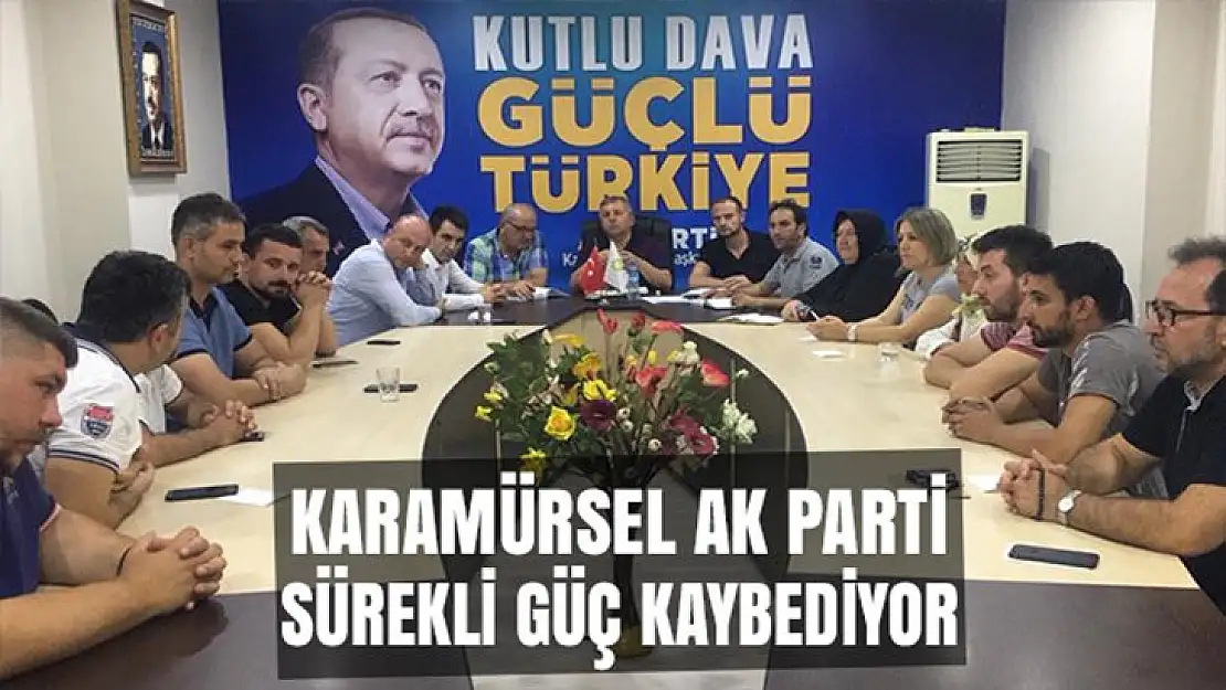 Karamürsel Ak Parti'de sıkıntı büyük!