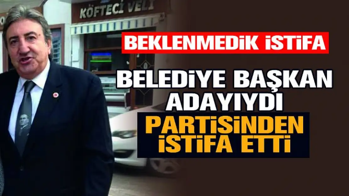 Ferhat Doğansoy partisinden istifa etti