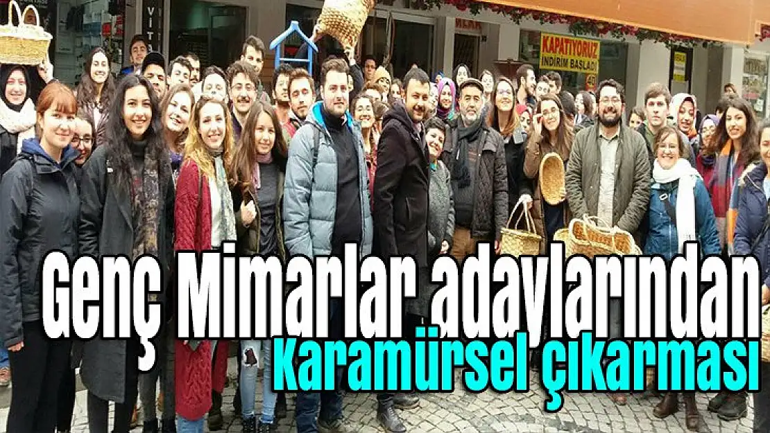 Genç Mimarlar adaylarından, Karamürsel çıkarması