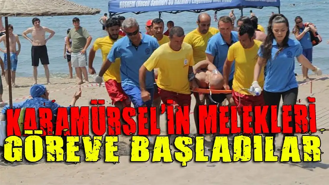 Karamürsel'in melekleri göreve başladı