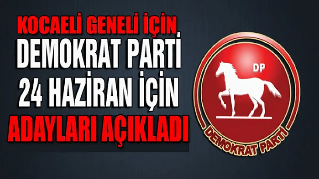 Karamürsel Demokrat Parti belediye başkan adayı açıklandı