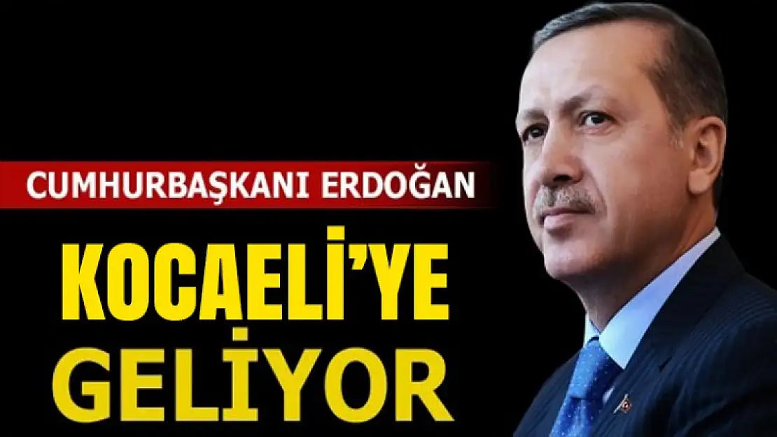 Recep Tayyip Erdoğan Kocaeli'de