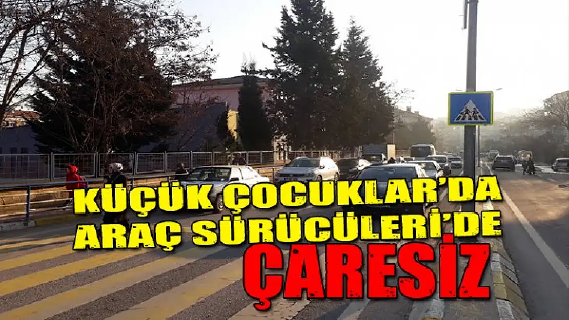 KÜÇÜK ÇOCUKLAR VE ARAÇ SÜRÜCÜLERİ ÇARESİZ