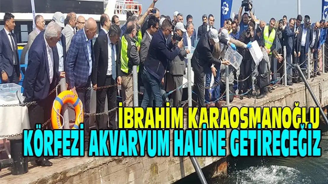 Körfezi akvaryum haline getireceğiz