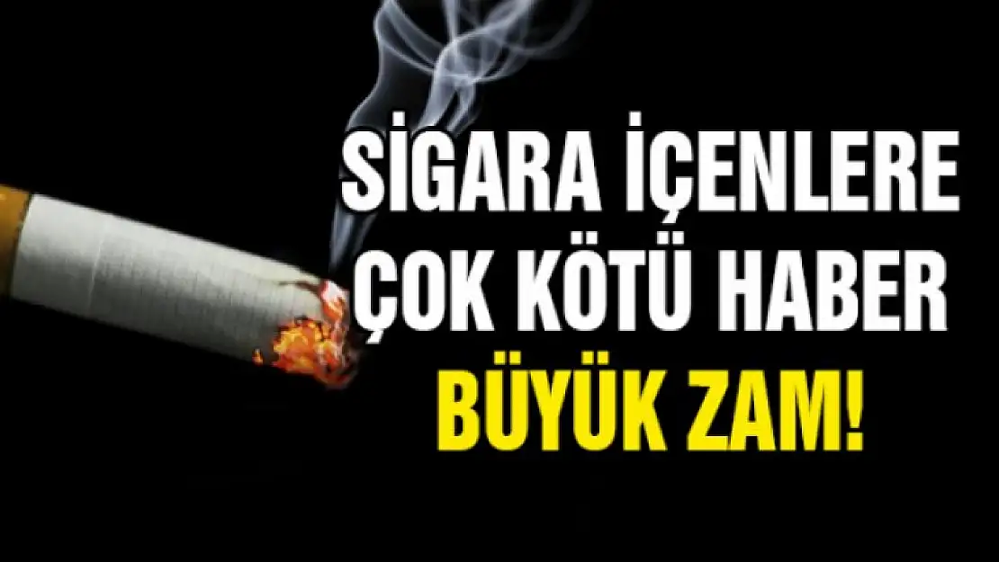 Sigara içenlere kötü haber zam geldi! İşte yeni fiyatlar