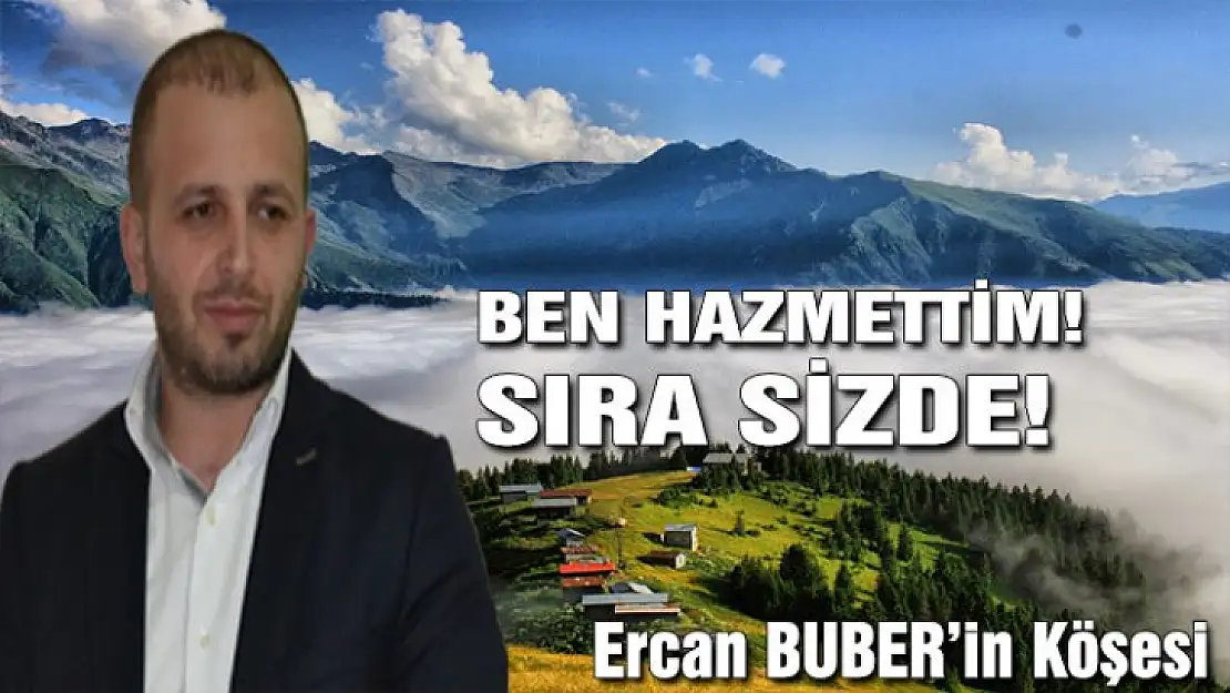 BEN HAZMETTİM! SIRA SİZDE!