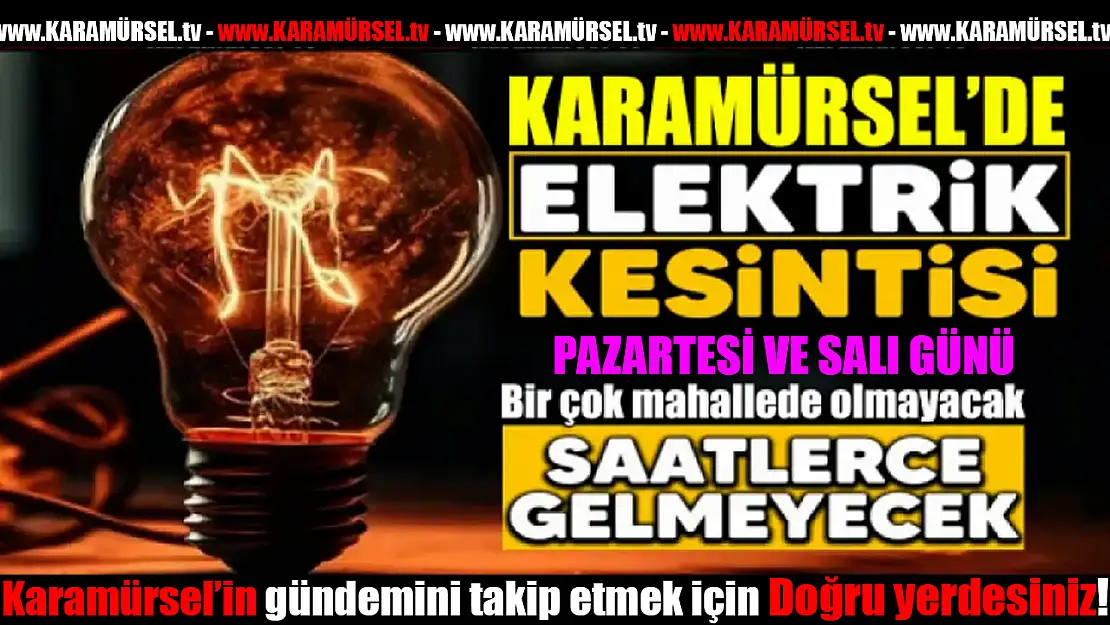 Haftanın ilk günleri yine elektrik yok!