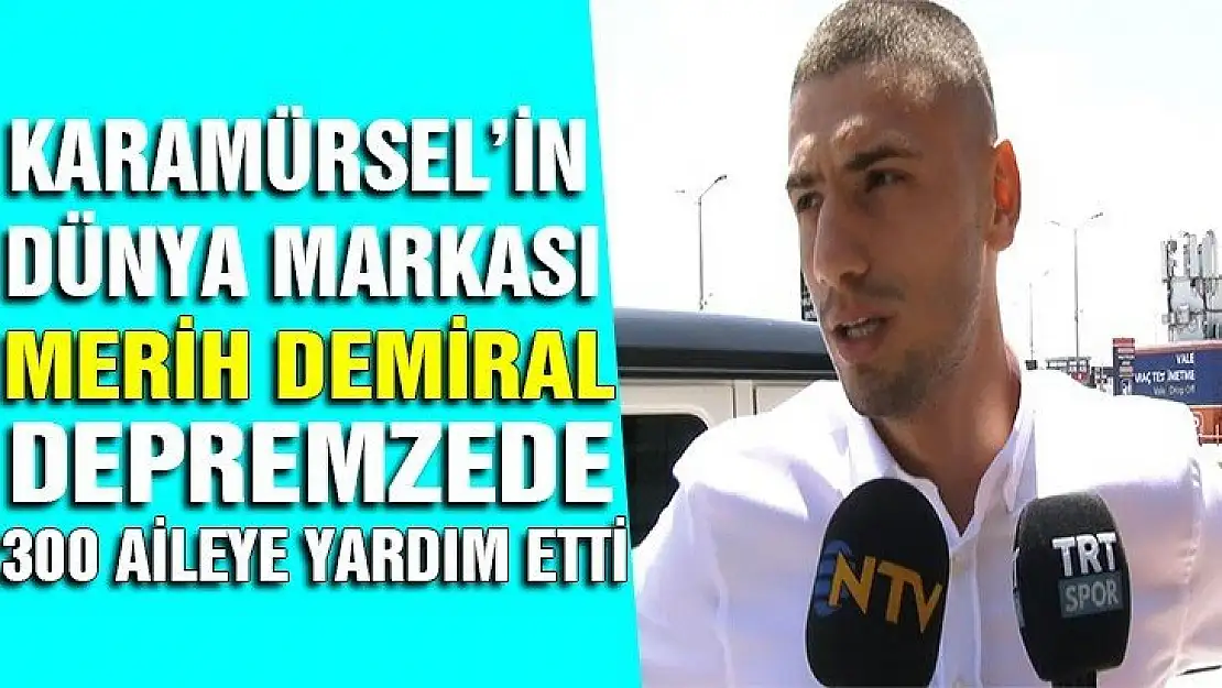 Haluk Levent'ten Merih Demiral'a teşekkür