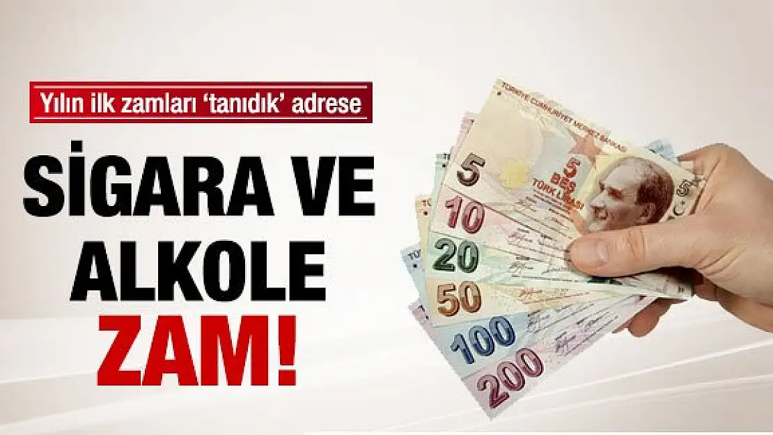 İçki ve sigaraya zam geldi