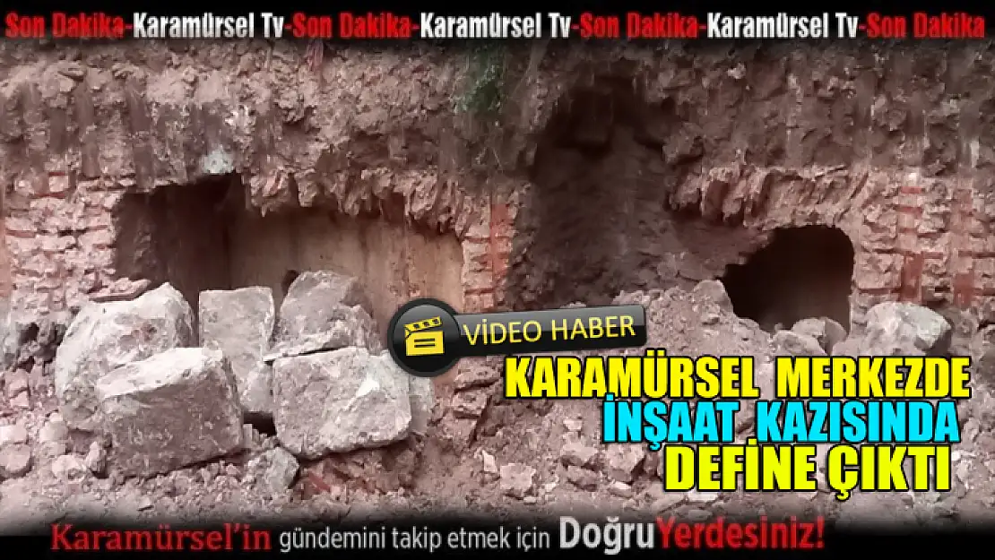 İnşaat kazısında define çıktı!