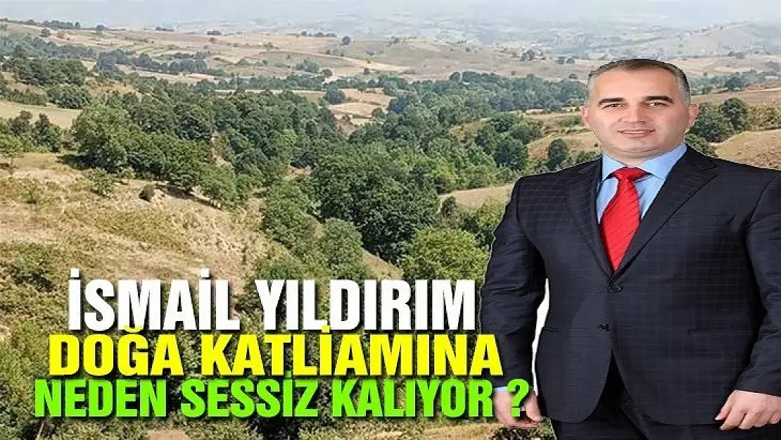 İsmail Yıldırım doğa katliamına neden ses çıkarmıyor?