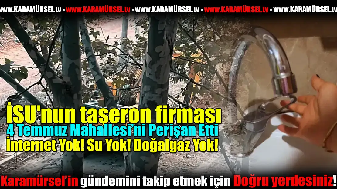 İSU Çilesi: Mahalleliyi İsyan Ettirdi!