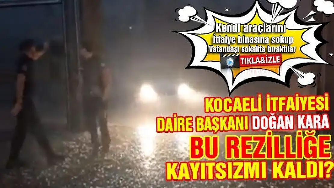 İTFAİYE BİNASINDA İNANILMAZ REZİLLİK!