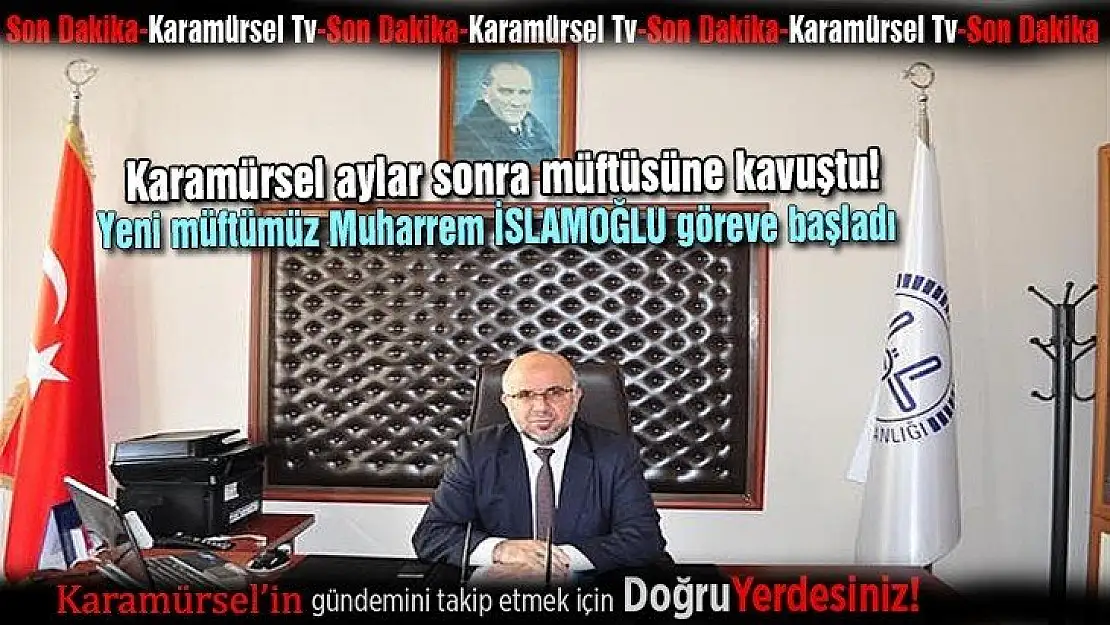 Karamürsel aylar sonra müftüsüne kavuştu!