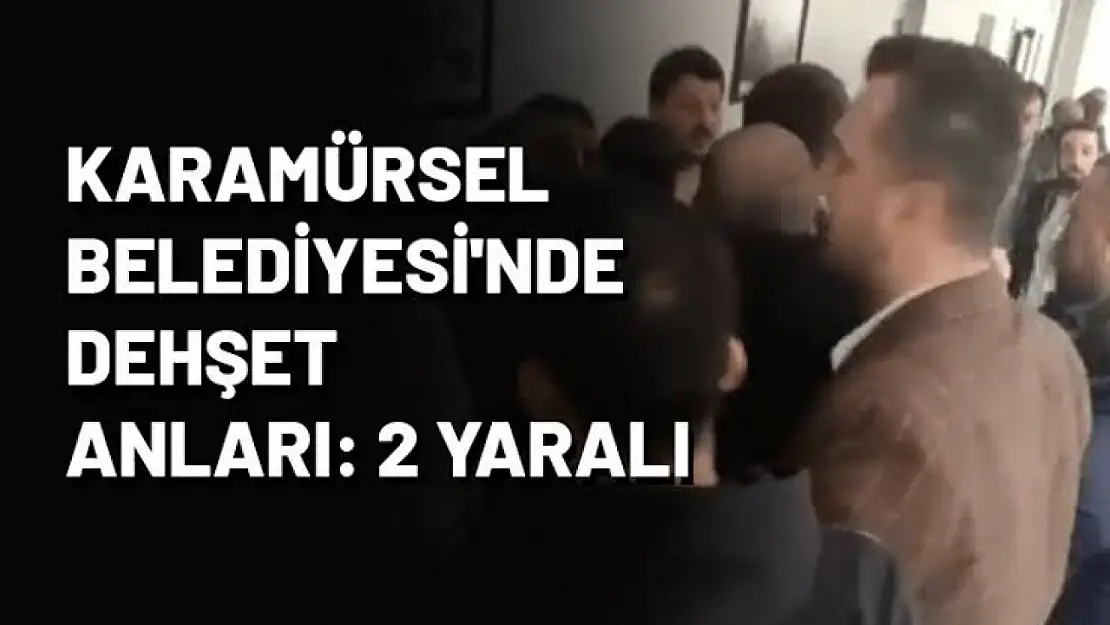 Karamürsel Belediyede bıçaklı kavga 2 kişi yaralandı