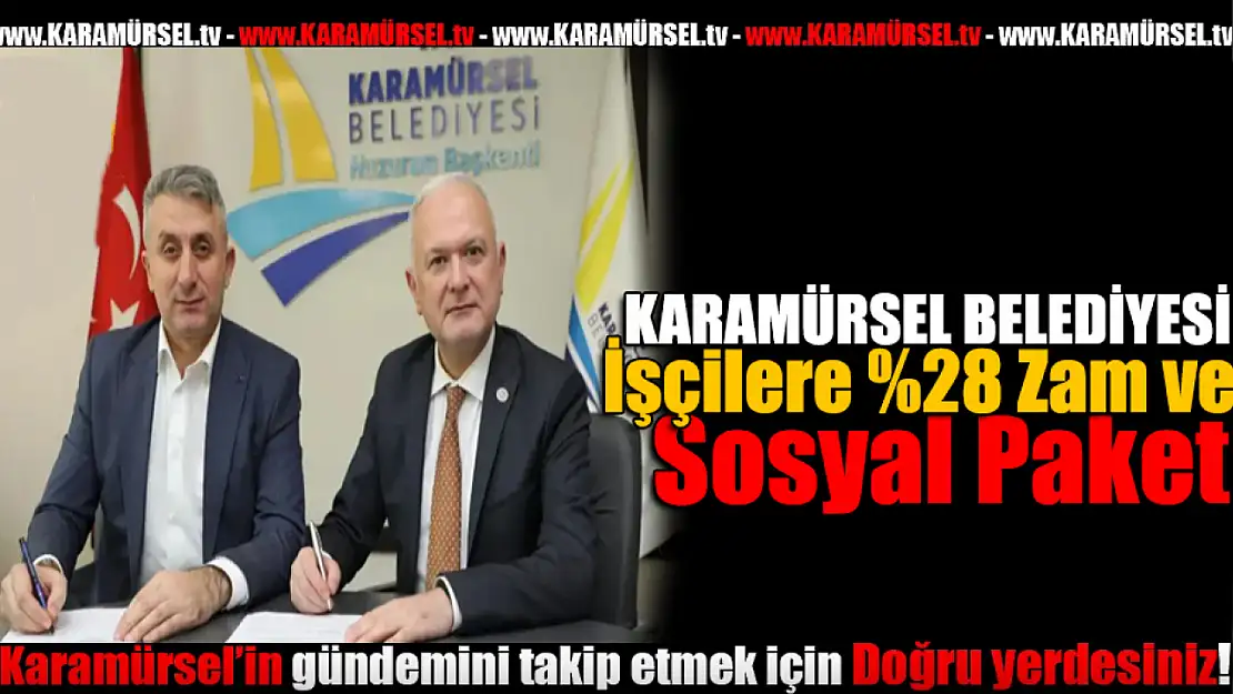 Karamürsel Belediyesi'nde Toplu Sözleşme