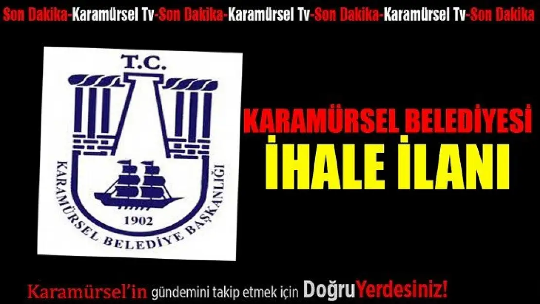 Karamürsel Belediyesi'ne ait iş yeri ve tarla kiraya ihaleye çıkıyor