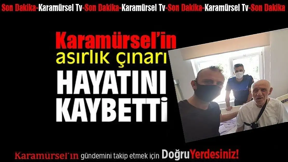 Karamürsel bir abisini daha kaybetti!