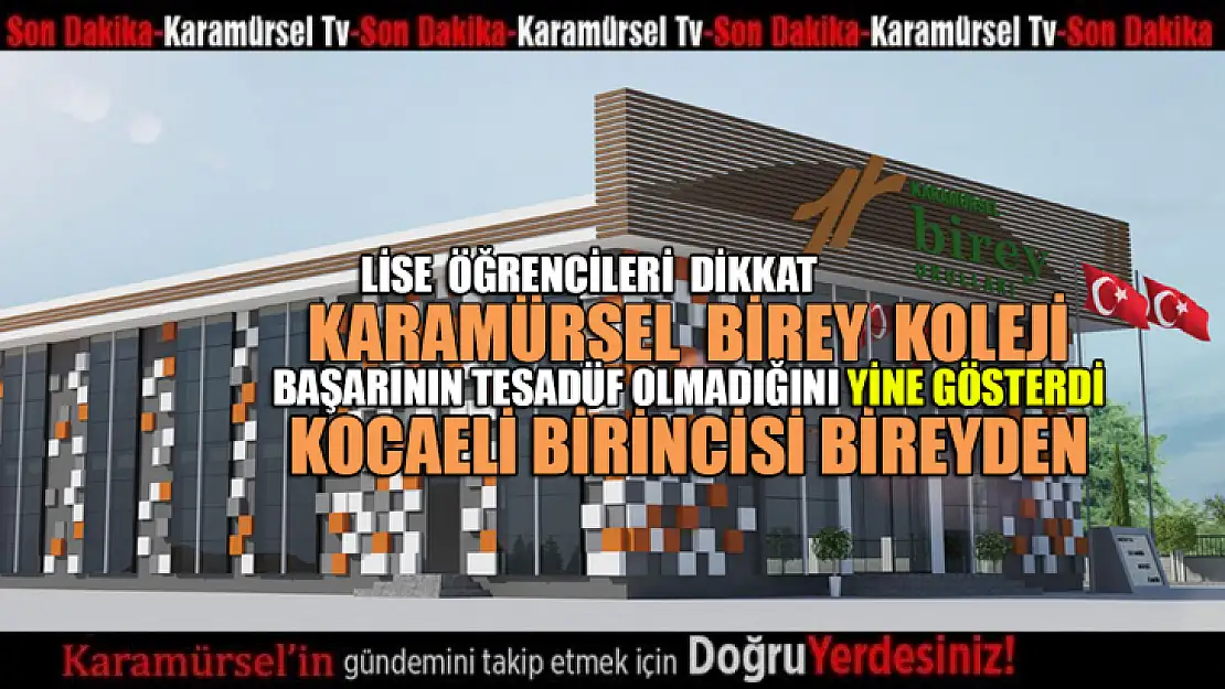 Karamürsel Birey Koleji yine bir ilke imza attı