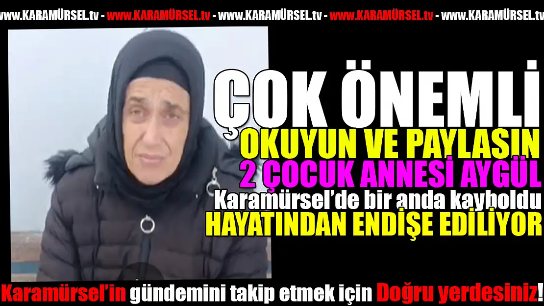 Karamürsel'de 2 çocuk annesi kadın kayboldu!