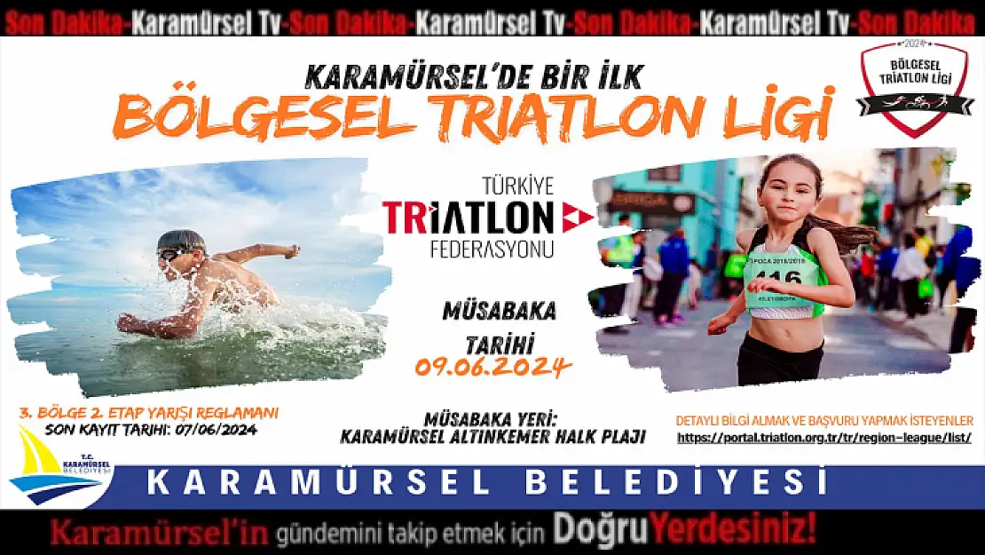 Karamürsel'de Bir İlk: Bölgesel Triatlon Ligi Müsabakaları Başlıyor