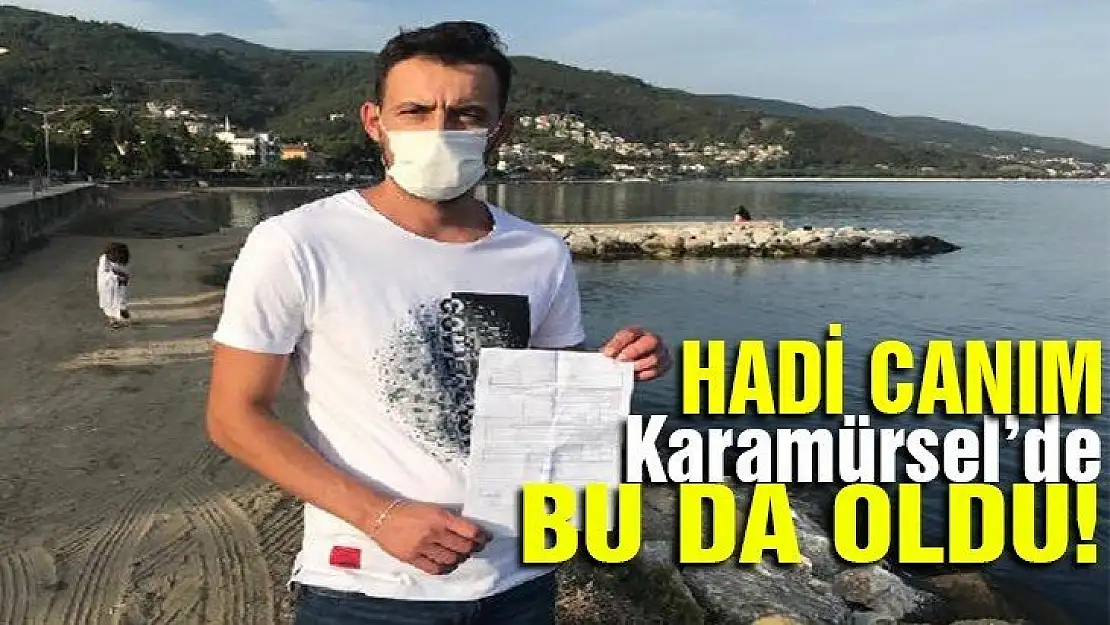 Karamürsel'de bu da oldu!