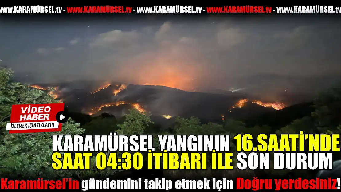 Karamürsel'de Büyük Yangın!