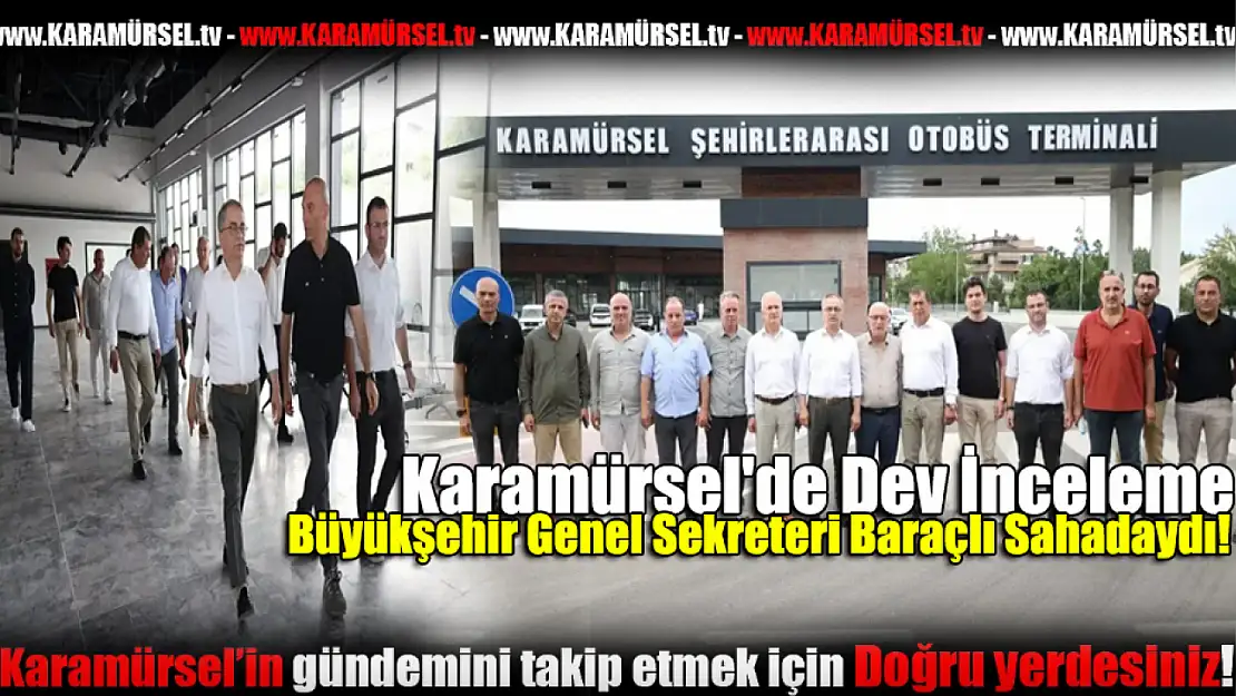 Karamürsel'de Dev İnceleme, Baraçlı Sahadaydı!