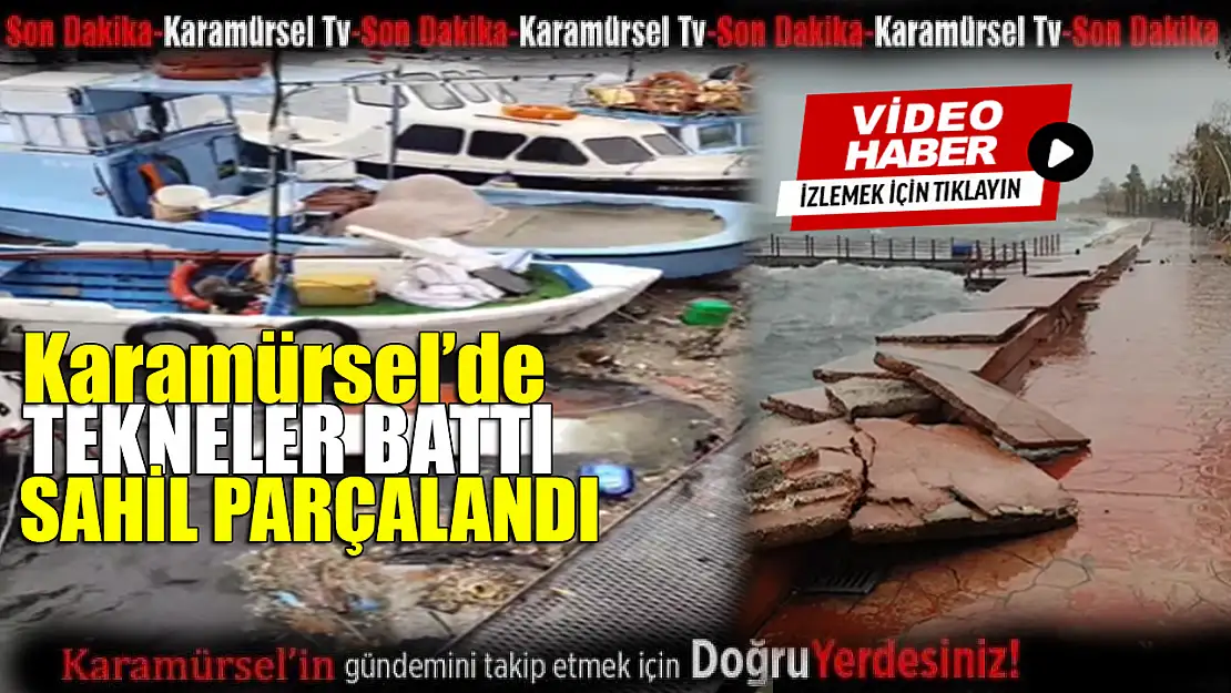 Karamürsel'de Fırtına Felaketi