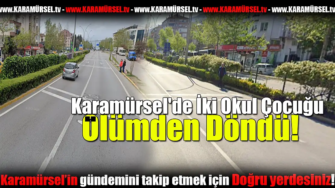 Karamürsel'de İki Okul Çocuğu Ölümden Döndü!