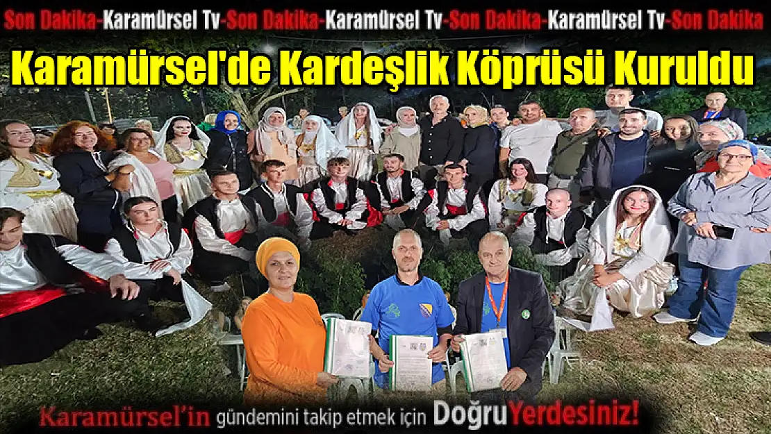 Karamürsel'de Kardeşlik Köprüsü Kuruldu