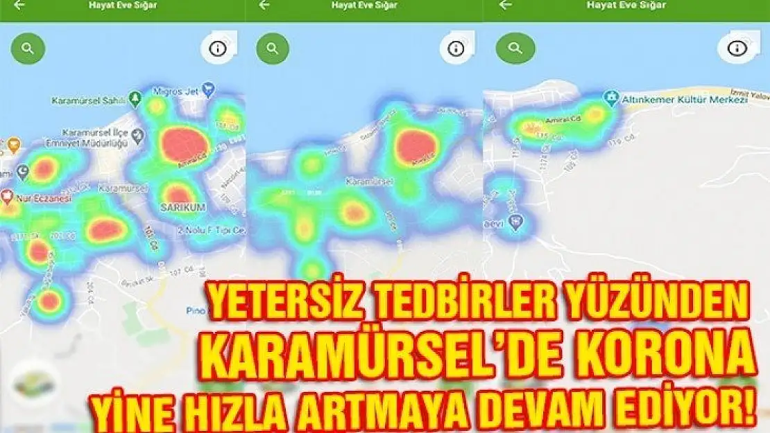 Karamürsel'de korona hızla yayılmaya devam ediyor!