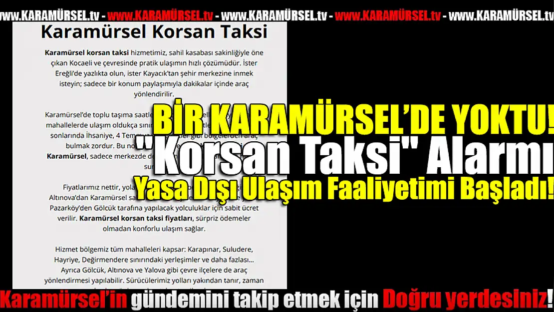 Karamürsel'de