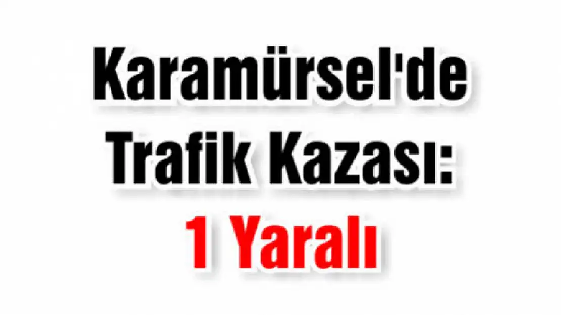 Karamürsel'de küçük çocuk kazada yaralandı