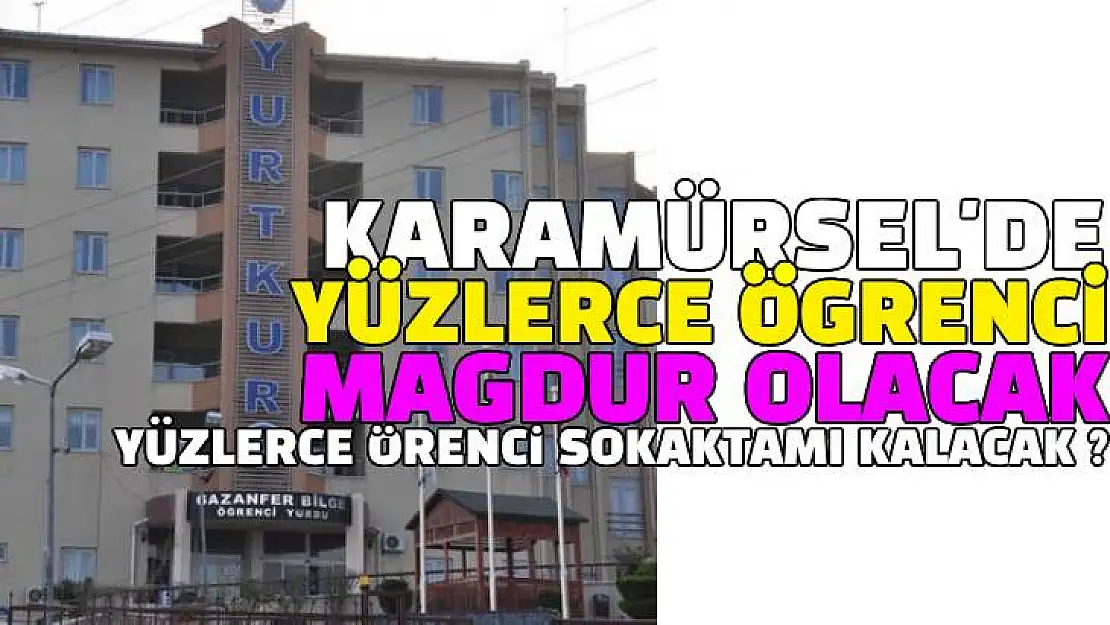 Karamürsel'de KYK Yurdu Tadilat Nedeniyle Kapanıyor