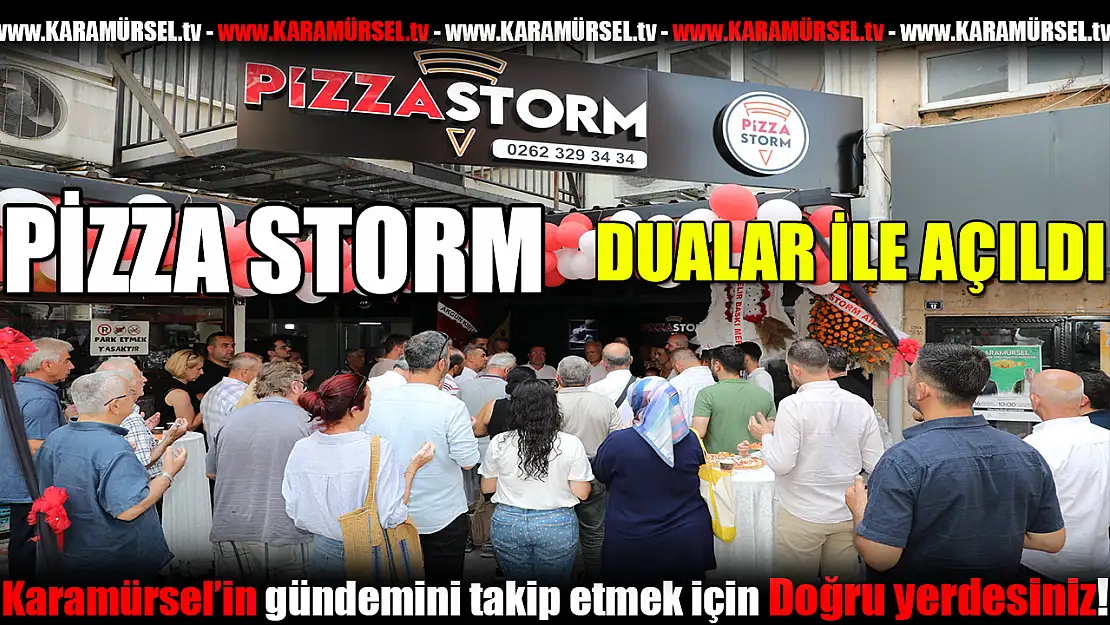 Karamürsel'de Pizza Storm Açıldı