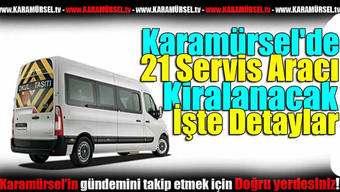 Karamürsel'de Servis İhalesi Başlıyor!