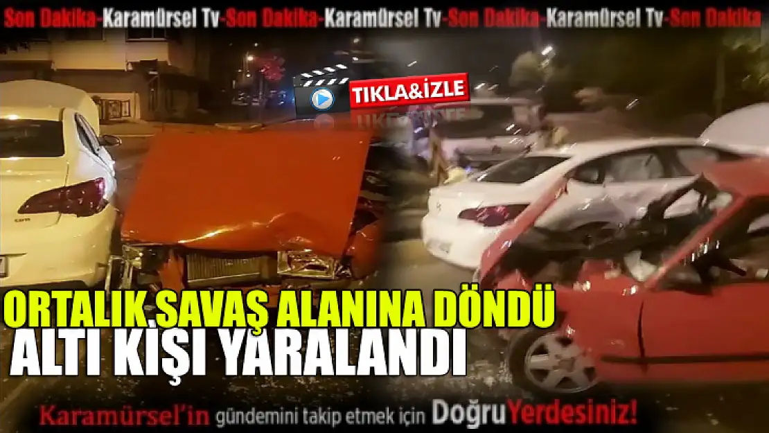 Karamürsel'de trafik kazası! Ortalık savaş alanına döndü!