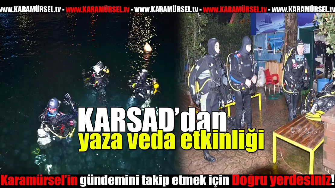 Karamürsel'de Yaz'a Veda: Gece Dalışı ve Mangal Keyfi