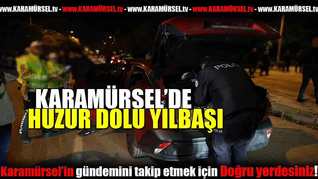 Karamürsel'de yıl başı kutlamaları huzur dolu geçti!