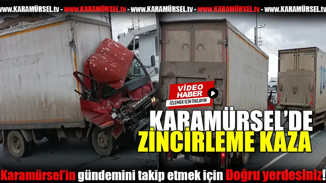 Karamürsel'de Zincirleme Kaza: Bir Yaralı Var