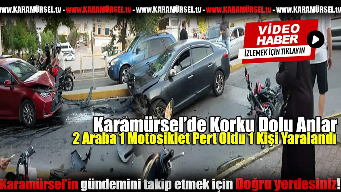 Karamürsel'de Zincirleme Trafik Kazası: Bir Yaralı