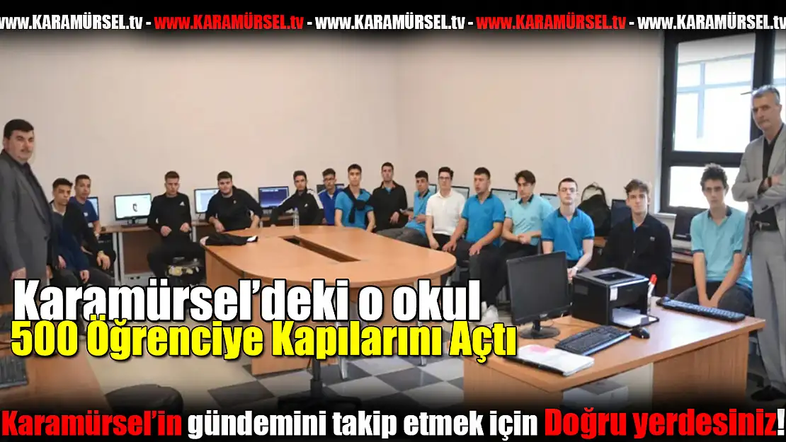 Karamürsel'deki o okul 500 Öğrenciye Kapılarını Açtı