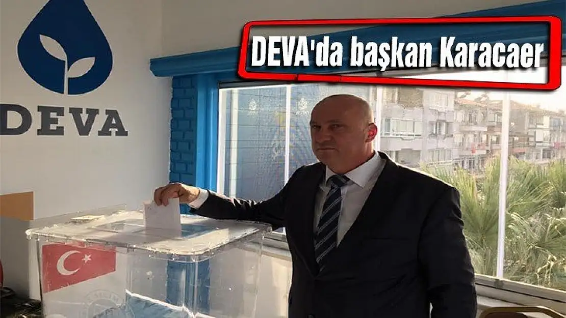 Karamürsel Deva'da başkan Karacaer