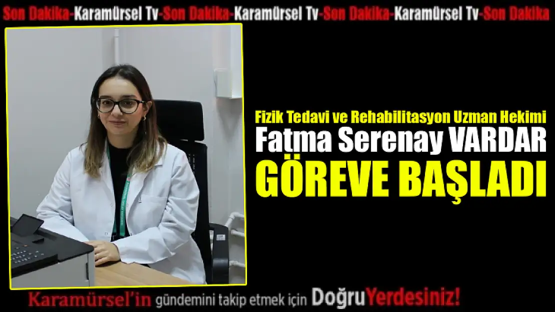 Karamürsel Devlet Hastanesi'nde Yeni Doktor Göreve Başladı